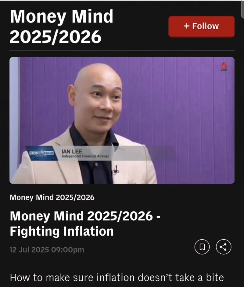 Ian Lee on CNA Money Mind